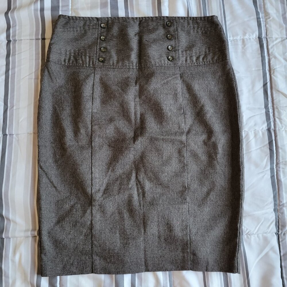 Vintage Skirt Size 6 and 8 Black Brown 2PC - Picture 10 of 10